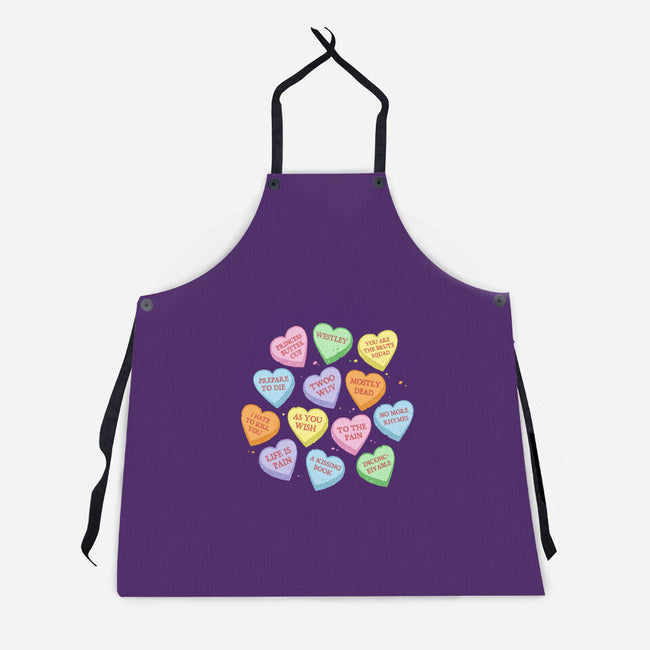 True Candy Heart Love-Unisex-Kitchen-Apron-kg07