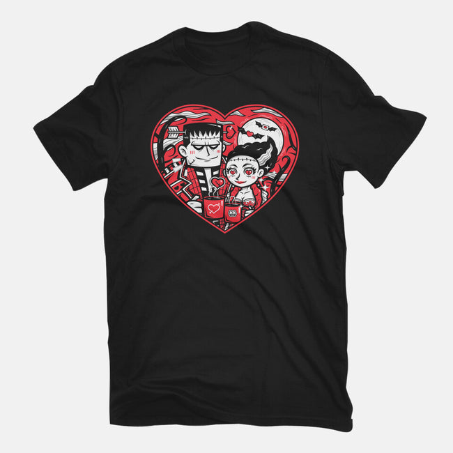 Franken-Love-Womens-Fitted-Tee-krisren28