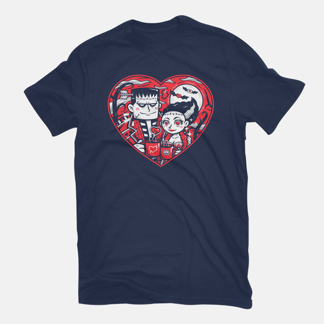 Franken-Love-Womens-Fitted-Tee-krisren28