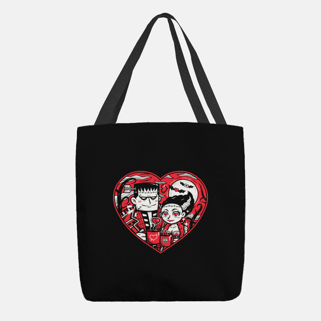 Franken-Love-None-Basic Tote-Bag-krisren28