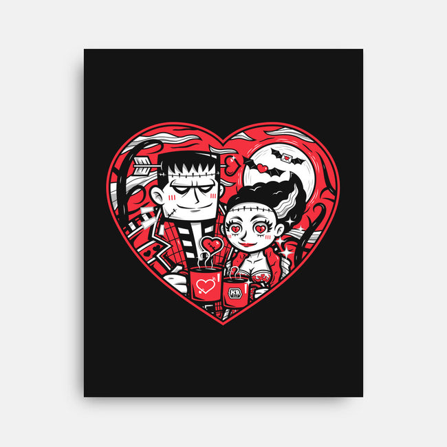 Franken-Love-None-Stretched-Canvas-krisren28