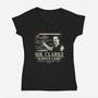 Mr. Clarke's Science Camp-Womens-V-Neck-Tee-NMdesign