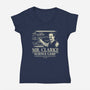 Mr. Clarke's Science Camp-Womens-V-Neck-Tee-NMdesign