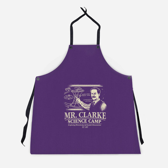 Mr. Clarke's Science Camp-Unisex-Kitchen-Apron-NMdesign