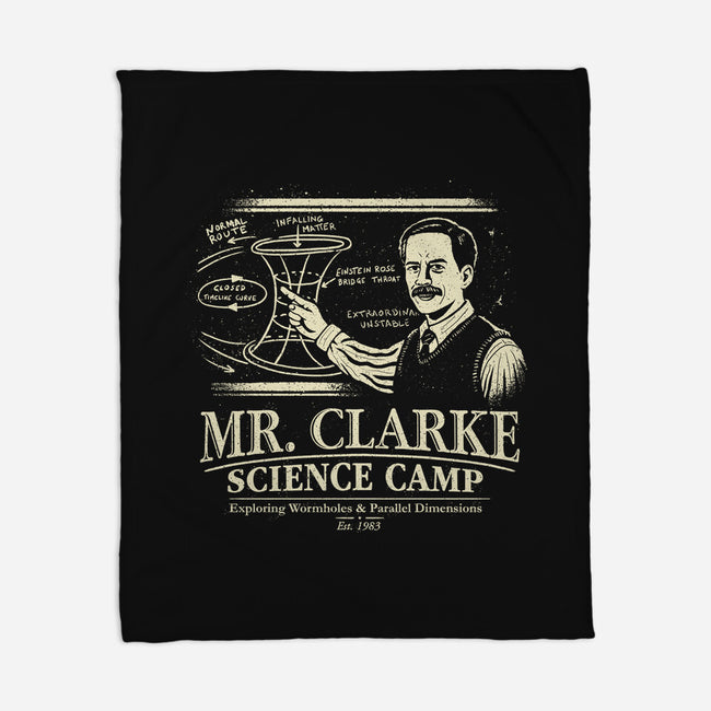 Mr. Clarke's Science Camp-None-Fleece-Blanket-NMdesign