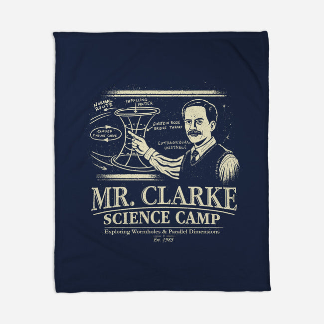 Mr. Clarke's Science Camp-None-Fleece-Blanket-NMdesign
