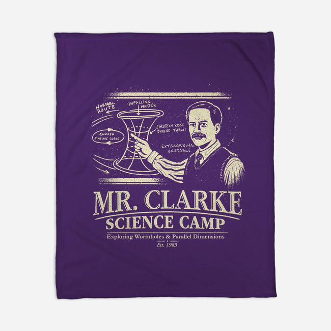 Mr. Clarke's Science Camp-None-Fleece-Blanket-NMdesign
