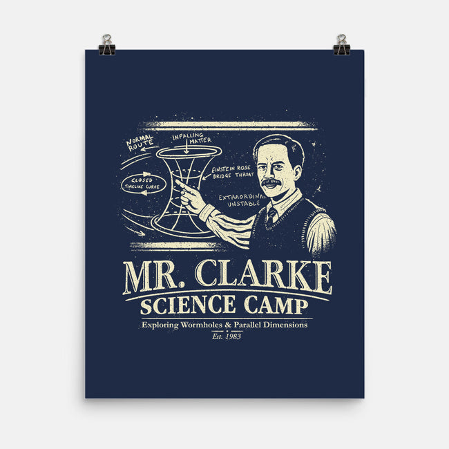 Mr. Clarke's Science Camp-None-Matte-Poster-NMdesign
