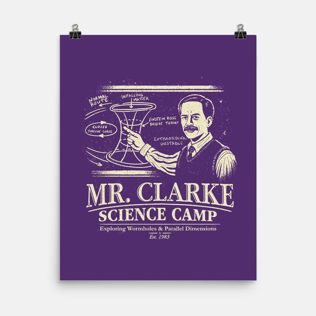 Mr. Clarke's Science Camp-None-Matte-Poster-NMdesign