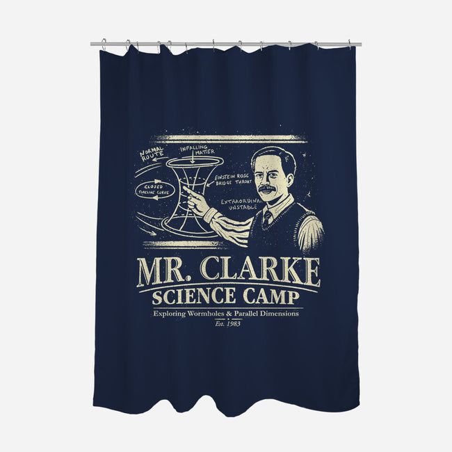 Mr. Clarke's Science Camp-None-Polyester-Shower Curtain-NMdesign