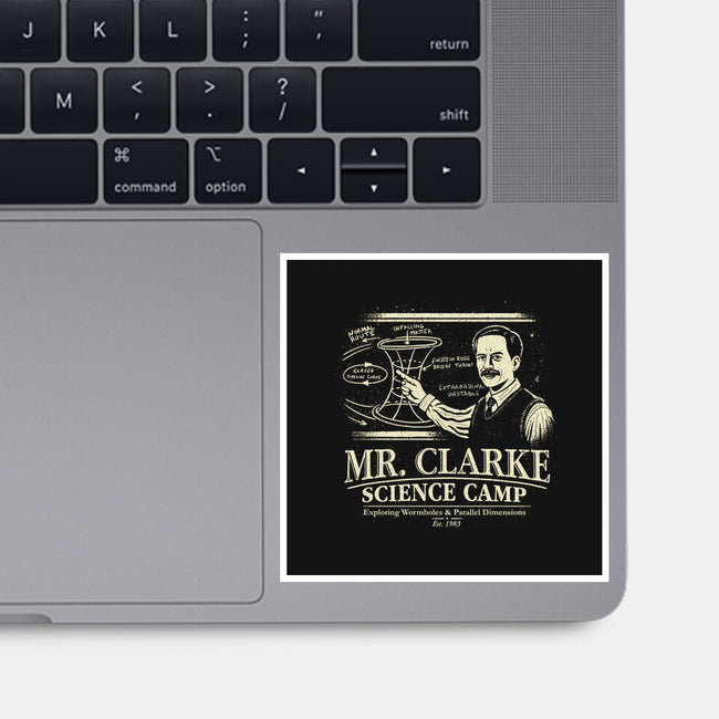 Mr. Clarke's Science Camp-None-Glossy-Sticker-NMdesign
