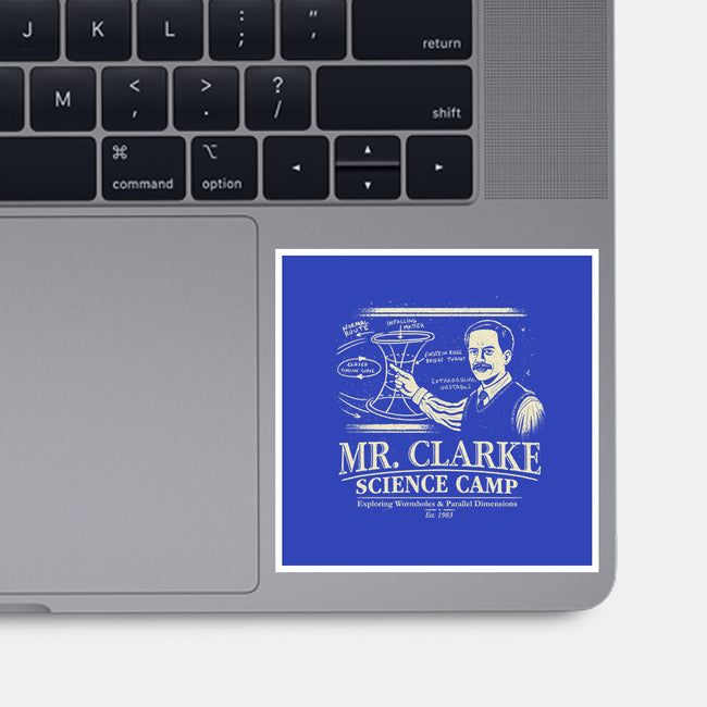 Mr. Clarke's Science Camp-None-Glossy-Sticker-NMdesign