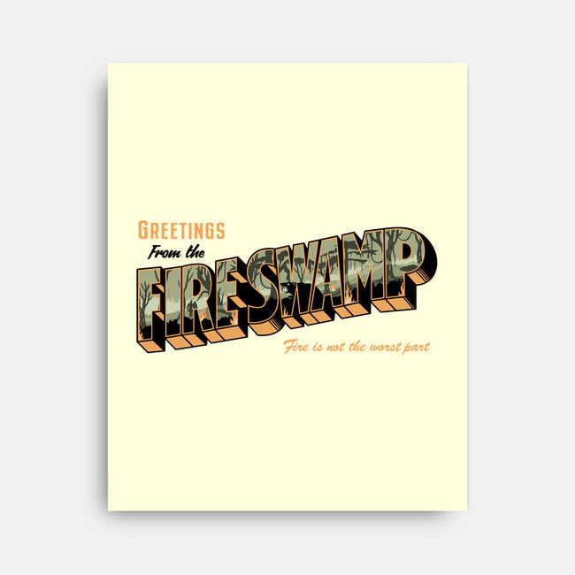 Greetings From The Fire Swamp-None-Stretched-Canvas-retrodivision