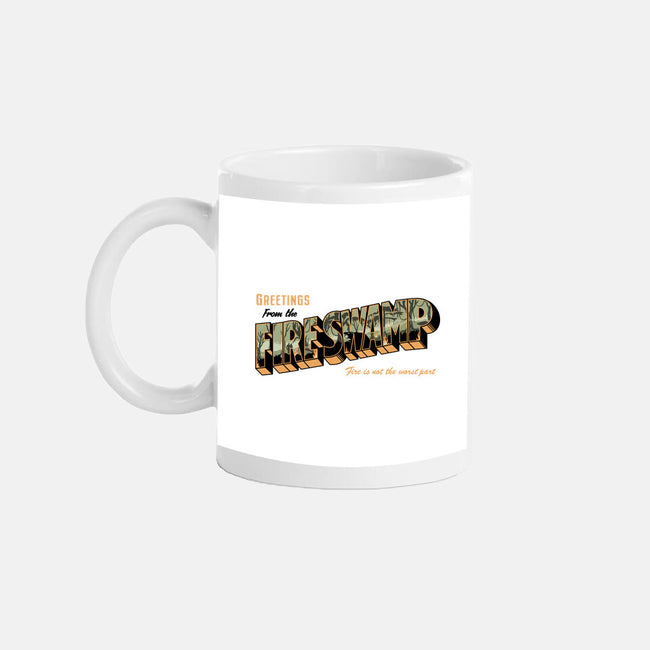 Greetings From The Fire Swamp-None-Mug-Drinkware-retrodivision