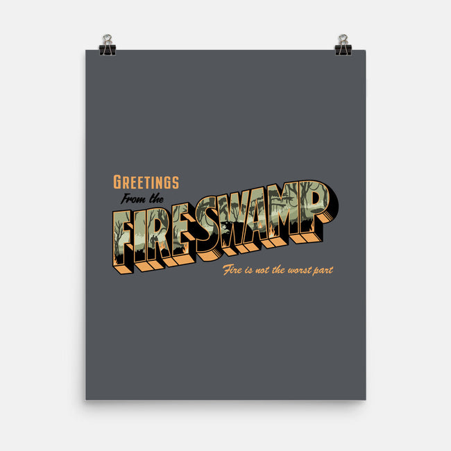 Greetings From The Fire Swamp-None-Matte-Poster-retrodivision