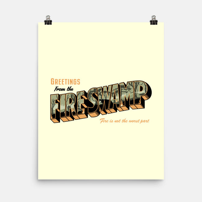 Greetings From The Fire Swamp-None-Matte-Poster-retrodivision