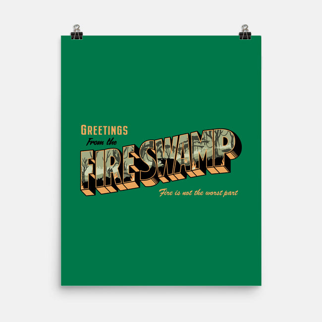 Greetings From The Fire Swamp-None-Matte-Poster-retrodivision