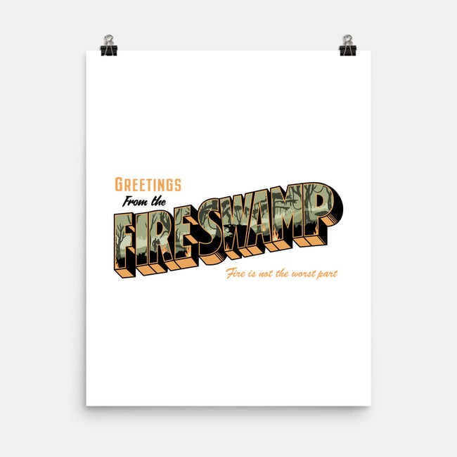 Greetings From The Fire Swamp-None-Matte-Poster-retrodivision