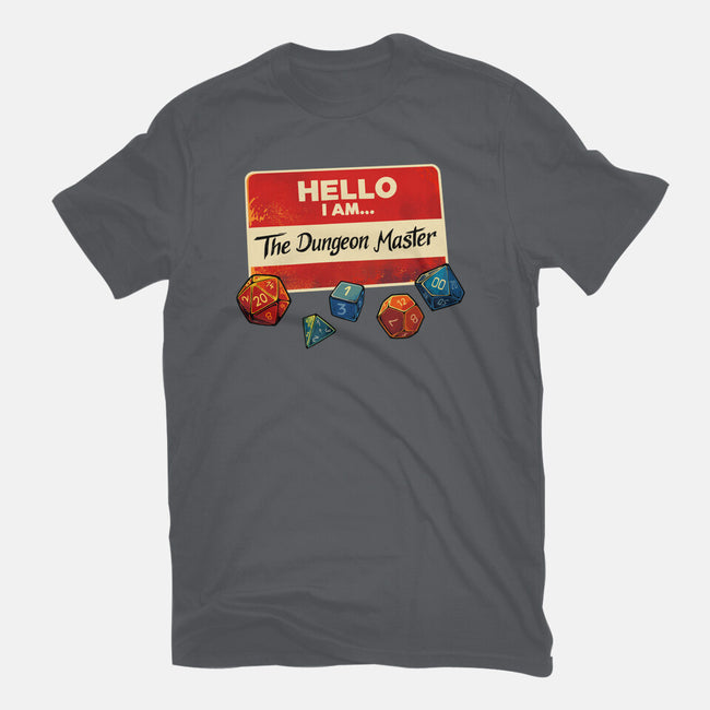 Hello I Am The Dungeon Master-Unisex-Basic-Tee-DaniGuedes