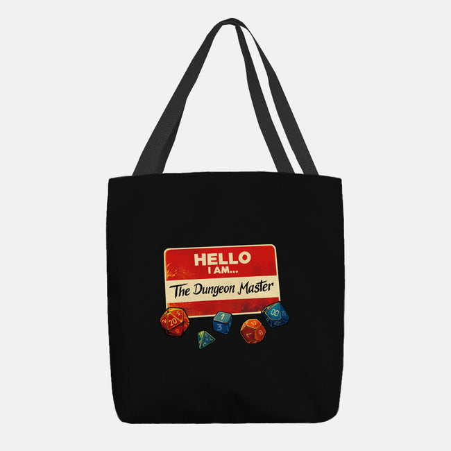Hello I Am The Dungeon Master-None-Basic Tote-Bag-DaniGuedes