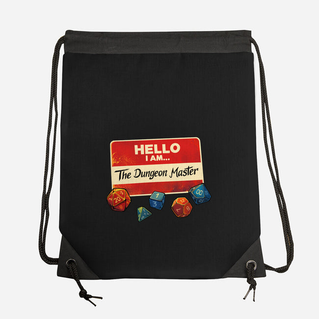 Hello I Am The Dungeon Master-None-Drawstring-Bag-DaniGuedes