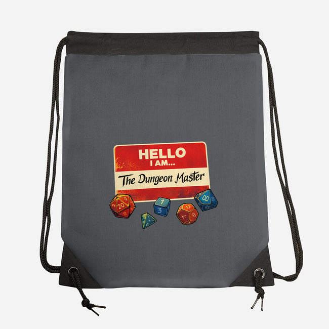 Hello I Am The Dungeon Master-None-Drawstring-Bag-DaniGuedes