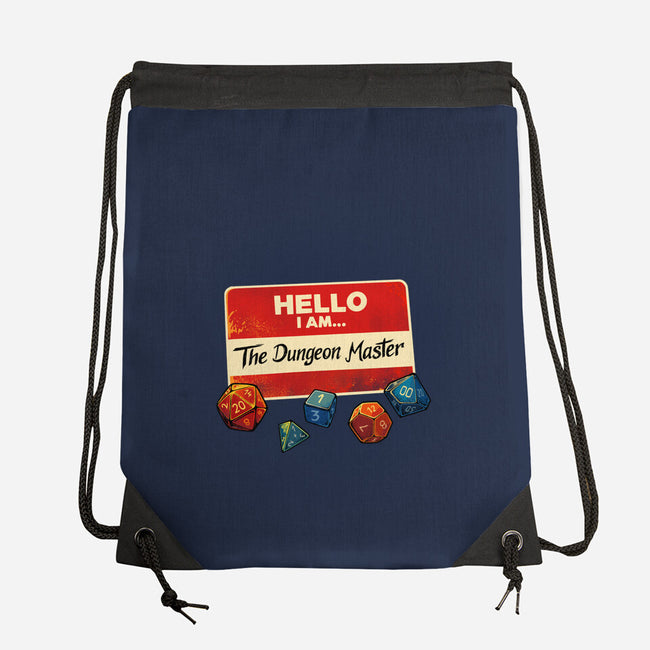 Hello I Am The Dungeon Master-None-Drawstring-Bag-DaniGuedes