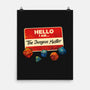 Hello I Am The Dungeon Master-None-Matte-Poster-DaniGuedes