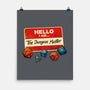 Hello I Am The Dungeon Master-None-Matte-Poster-DaniGuedes