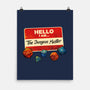 Hello I Am The Dungeon Master-None-Matte-Poster-DaniGuedes
