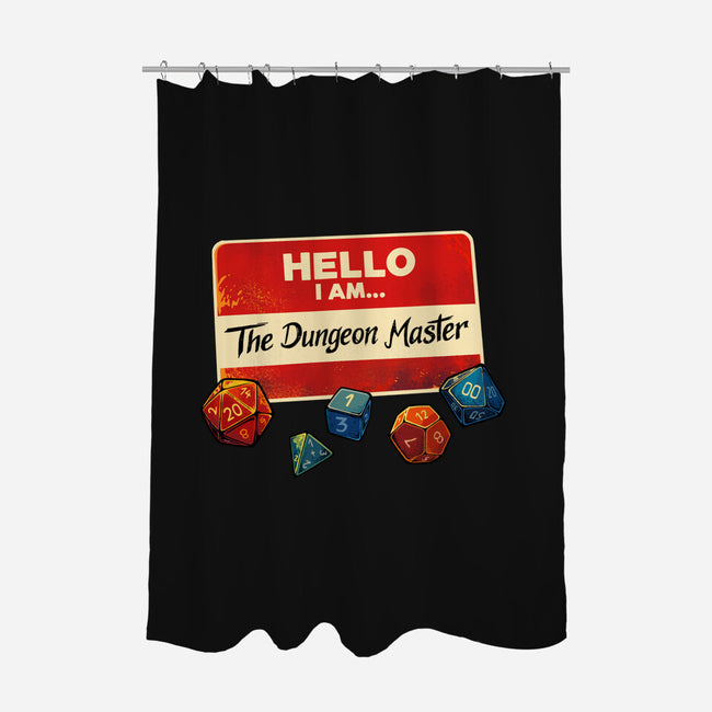 Hello I Am The Dungeon Master-None-Polyester-Shower Curtain-DaniGuedes