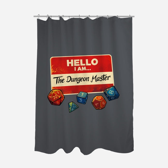 Hello I Am The Dungeon Master-None-Polyester-Shower Curtain-DaniGuedes