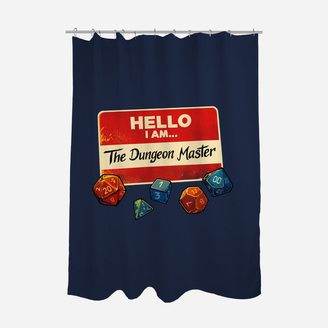 Hello I Am The Dungeon Master-None-Polyester-Shower Curtain-DaniGuedes