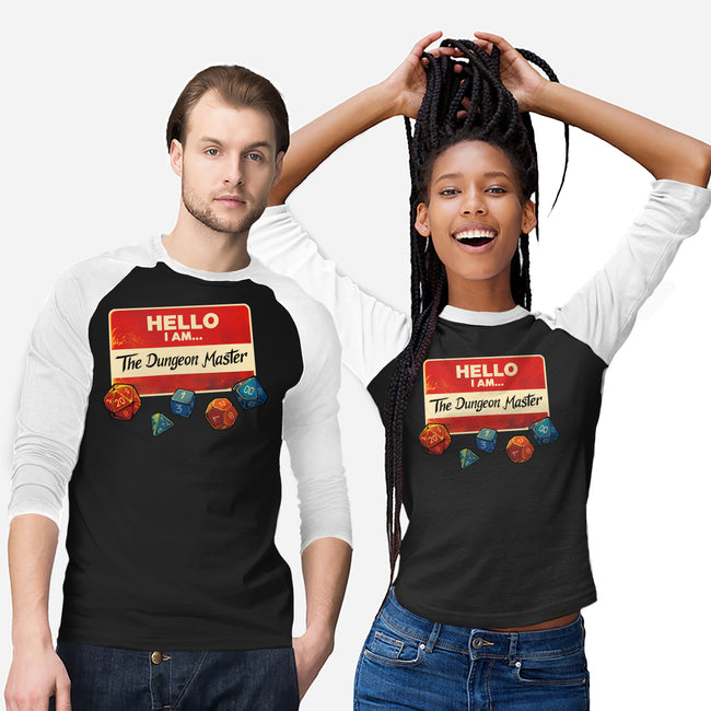 Hello I Am The Dungeon Master-Unisex-Baseball-Tee-DaniGuedes