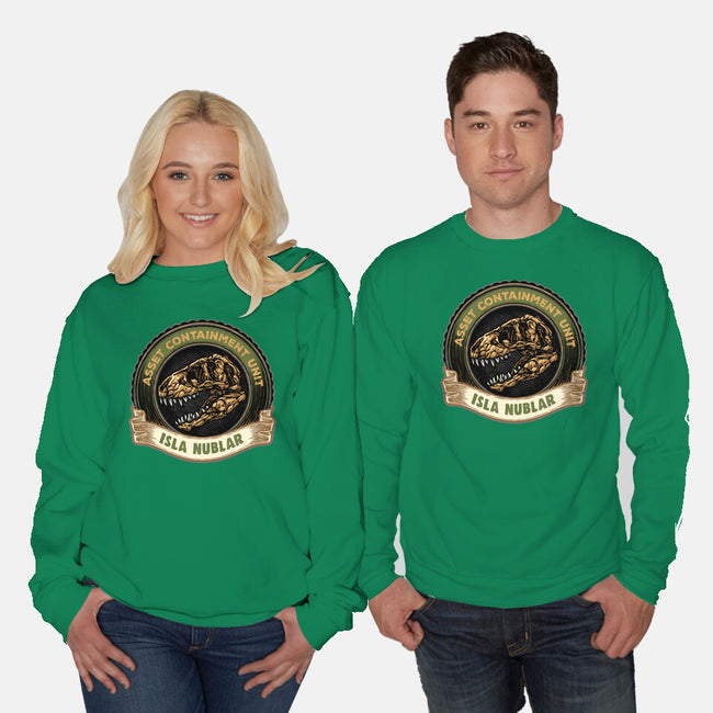 Asset Containment Unit-Unisex-Crew Neck-Sweatshirt-glitchygorilla