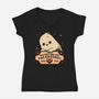 Love Ghost Ouija-Womens-V-Neck-Tee-Studio Mootant