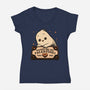 Love Ghost Ouija-Womens-V-Neck-Tee-Studio Mootant