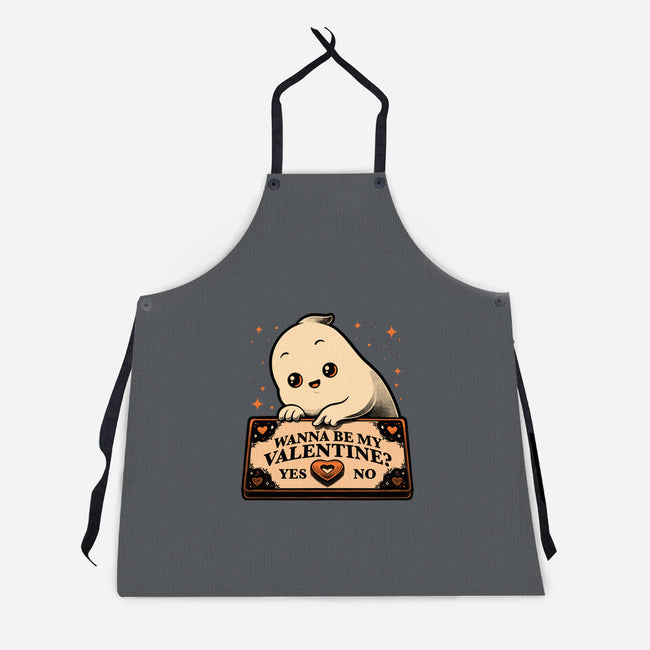Love Ghost Ouija-Unisex-Kitchen-Apron-Studio Mootant
