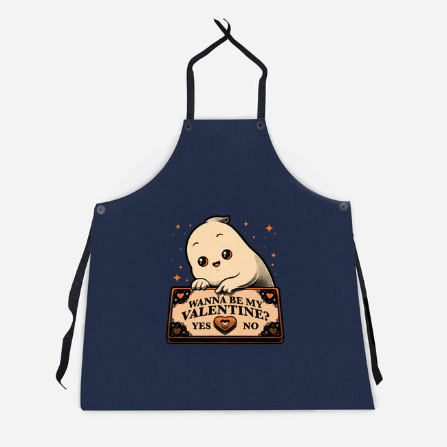 Love Ghost Ouija-Unisex-Kitchen-Apron-Studio Mootant
