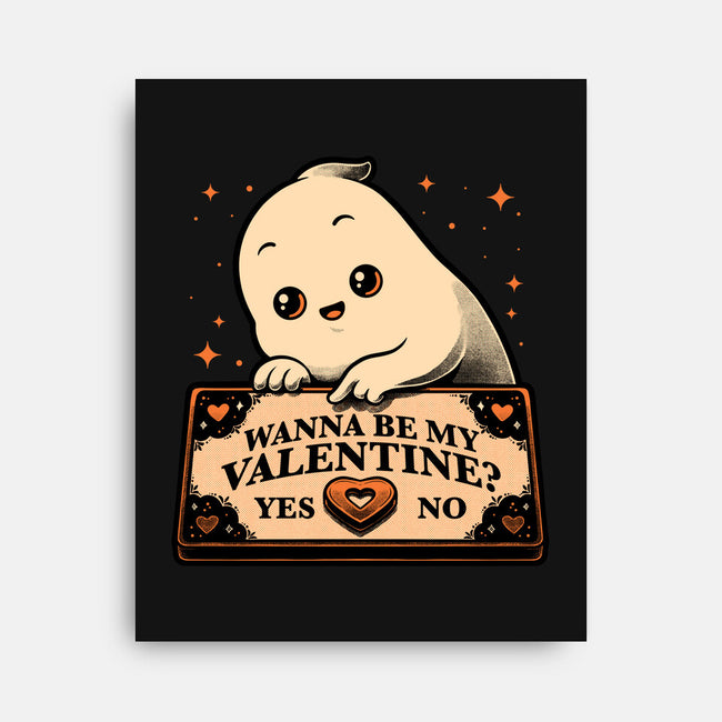 Love Ghost Ouija-None-Stretched-Canvas-Studio Mootant