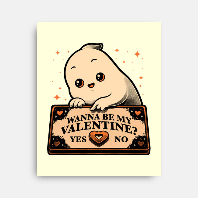 Love Ghost Ouija-None-Stretched-Canvas-Studio Mootant
