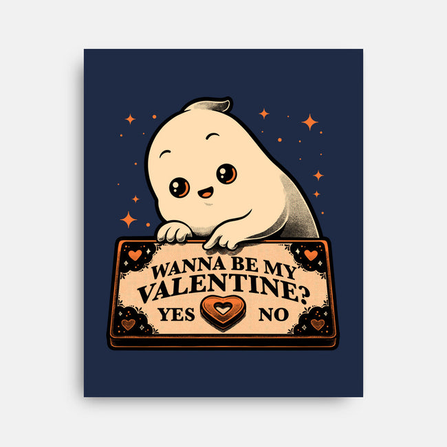 Love Ghost Ouija-None-Stretched-Canvas-Studio Mootant