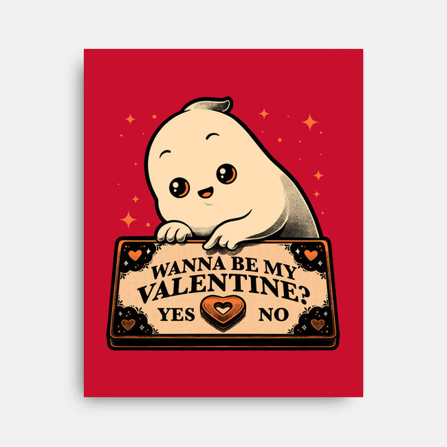 Love Ghost Ouija-None-Stretched-Canvas-Studio Mootant