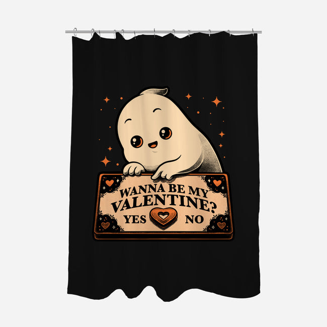 Love Ghost Ouija-None-Polyester-Shower Curtain-Studio Mootant