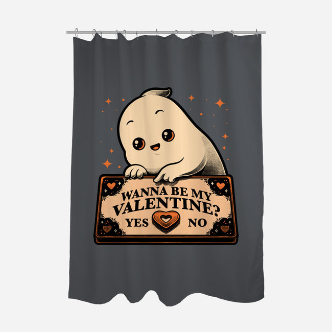 Love Ghost Ouija-None-Polyester-Shower Curtain-Studio Mootant