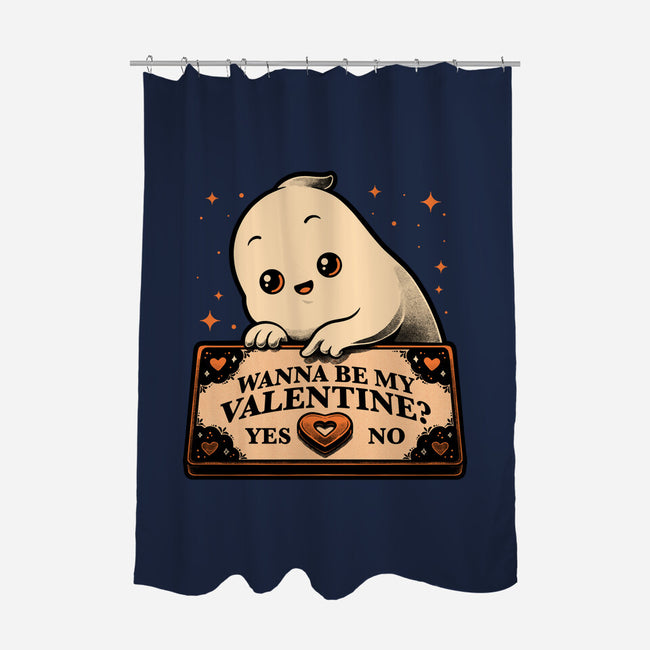 Love Ghost Ouija-None-Polyester-Shower Curtain-Studio Mootant