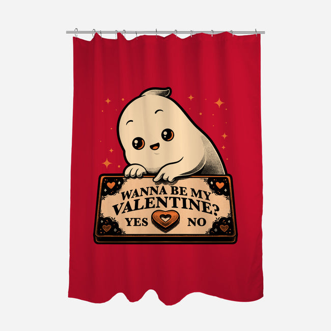 Love Ghost Ouija-None-Polyester-Shower Curtain-Studio Mootant