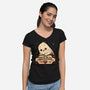 Love Ghost Ouija-Womens-V-Neck-Tee-Studio Mootant