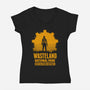 Wasteland National Park-Womens-V-Neck-Tee-kg07
