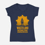 Wasteland National Park-Womens-V-Neck-Tee-kg07